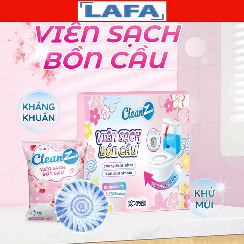 Viên Sạch Thơm Diệt Khuân Bồn Cầu Toilet Cleanz Aikomi