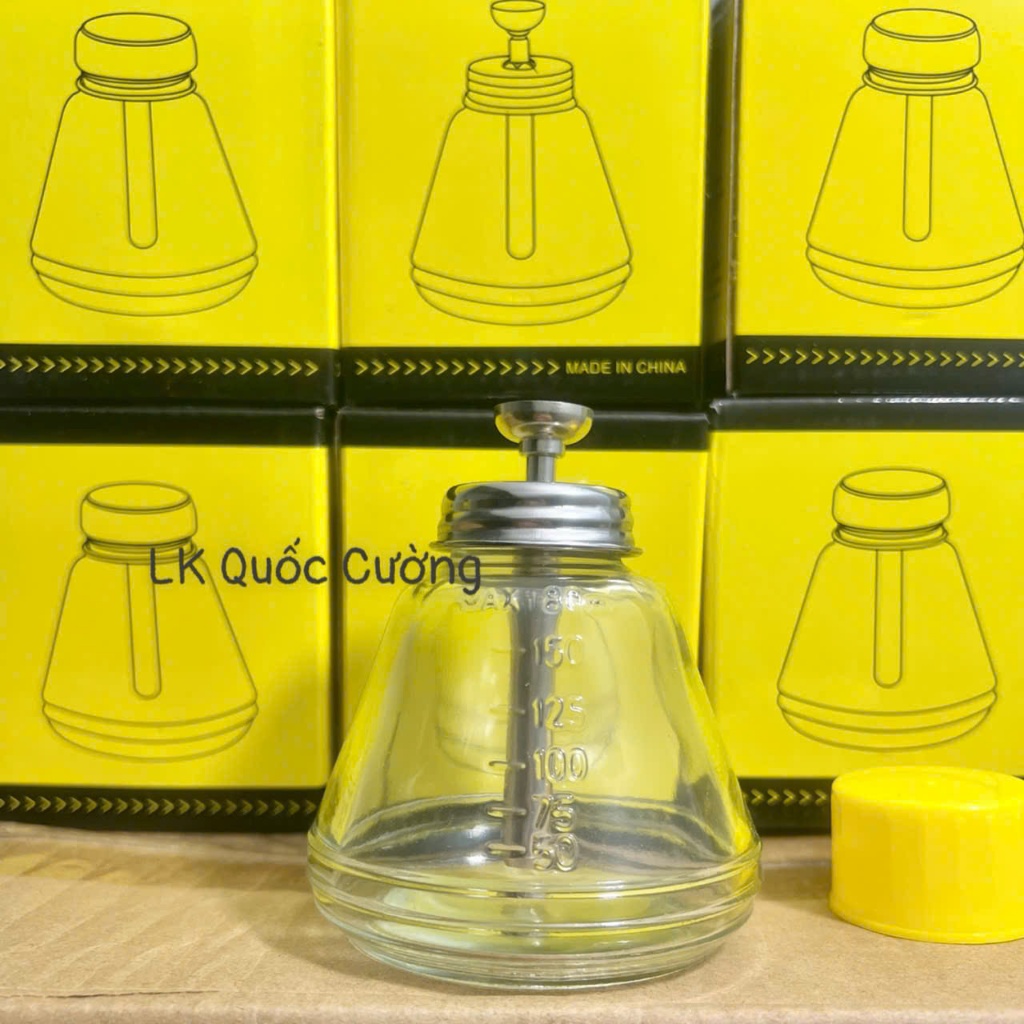 Bình thuỷ tinh đựng dung dịch 180ml