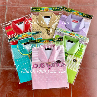 [Hàng Mã] Quần Giấy Áo Thun Polo Nữ, Áo Thun Cá Sấu Cổ Rời Cao Cấp