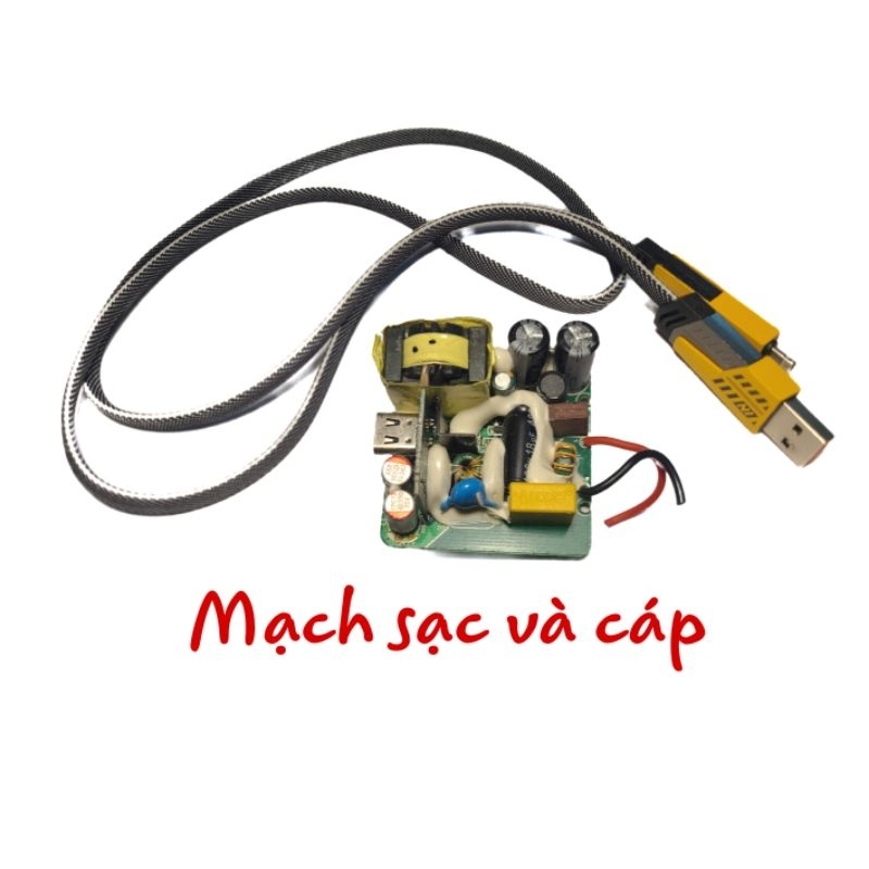 [Tặng chân cắm] Combo mạch sạc nhanh 30w xuất Mĩ và Cáp sạc nhanh 4 trong 1 65w