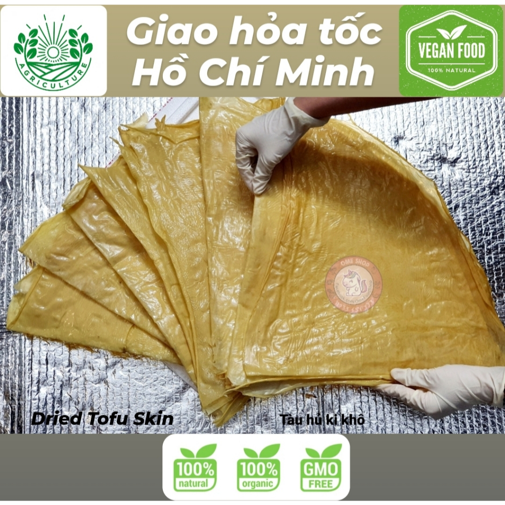 🌿 Dried Tofu Skin - Beancurd Skin / Tàu Hủ Ky Lá Khô (truyền thống) 500gr ~ 1️⃣ kg - giao hỏa tốc Hồ