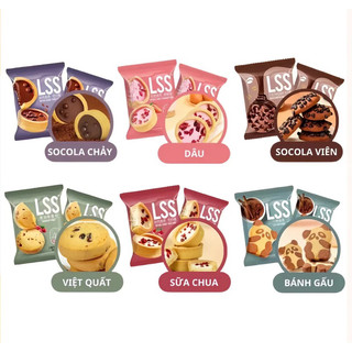 [HOT HOT HOT] BÁNH QUY BƠ SỮA SOCOLA LSS MIX 6 VỊ ( túi 500gram-1kg)