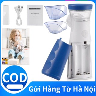 Máy xông khí dung cầm tay cho người lớn và trẻ nhỏ, loại pin thay thế có sạc