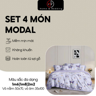 < Nhiều Mẫu.> Ga Gối Tencel Modal / Cất liệu mềm mịn mát, họa tiết sang trọng.