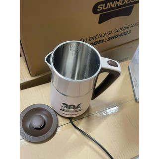 ẤM SIÊU TỐC INOX 2 LỚP 1.7L SUNHOUSE SHD1360 - Hàng chính hãng bảo hành 12 tháng