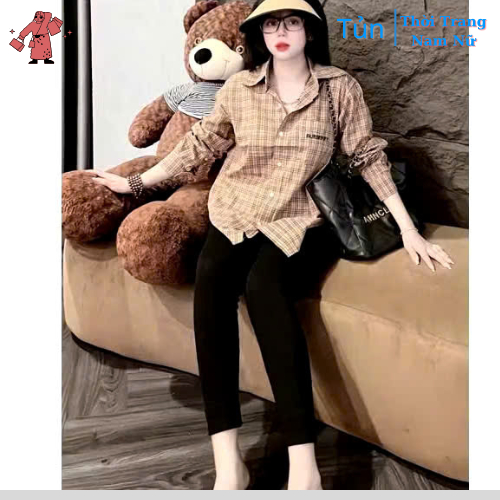 Bộ Áo Dài Tay bb mix Quần Leging. Thiết Kế Thời Trang Bacis