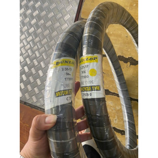 Vỏ lốp xe Dunlop có ruột gai T900 2.25(60/90) + 250(70/90)-17 - ts000900