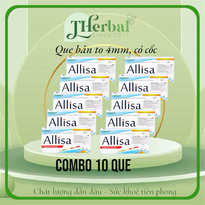 [ƯU ĐÃI SỐC] COMBO 10 Que Thử Thai ALISA