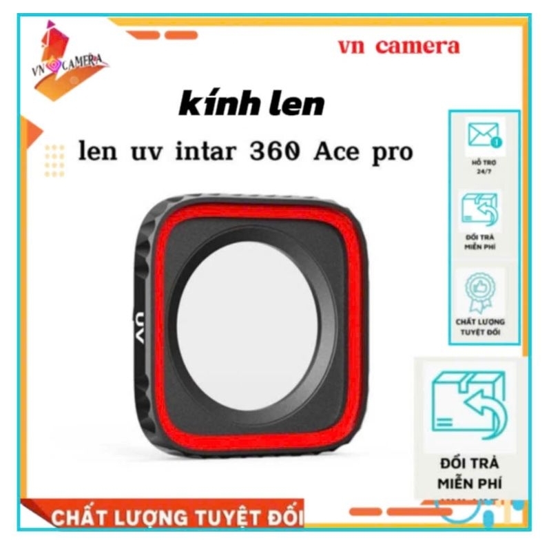 len uv intar 360 ACE pro  thay thế hình ảnh như len máy len instar 360 ace pro camera vncamera
