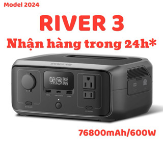 Trạm năng lượng di động EcoFlow River 3 (River 3 Plus, River 3 Max) 245Wh 300W Max 600W