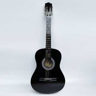 ĐÀN GUITAR DÁNG D TRÒN MÀU ĐEN - HÀNG CÓ SẴN