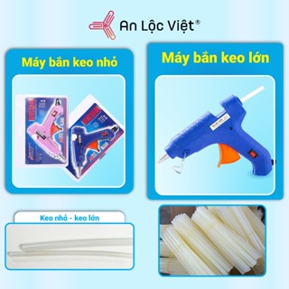 [GIÁ SỐC] Máy Bắn Keo Nến Silicon Wild Wolf lớn 60W, Súng Bắn Keo Nhỏ 20W - 10 Cây Keo Nến - Sửa Chữa, Làm Đồ Hand Made