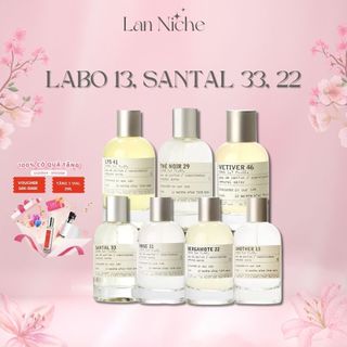 Nước Hoa Unisex Another 13 Bergamote 22 The Noir 29 Rose 31 Santal 33 Lys 41 Vetiver 46, Nước Hoa Luxury Lan Niche