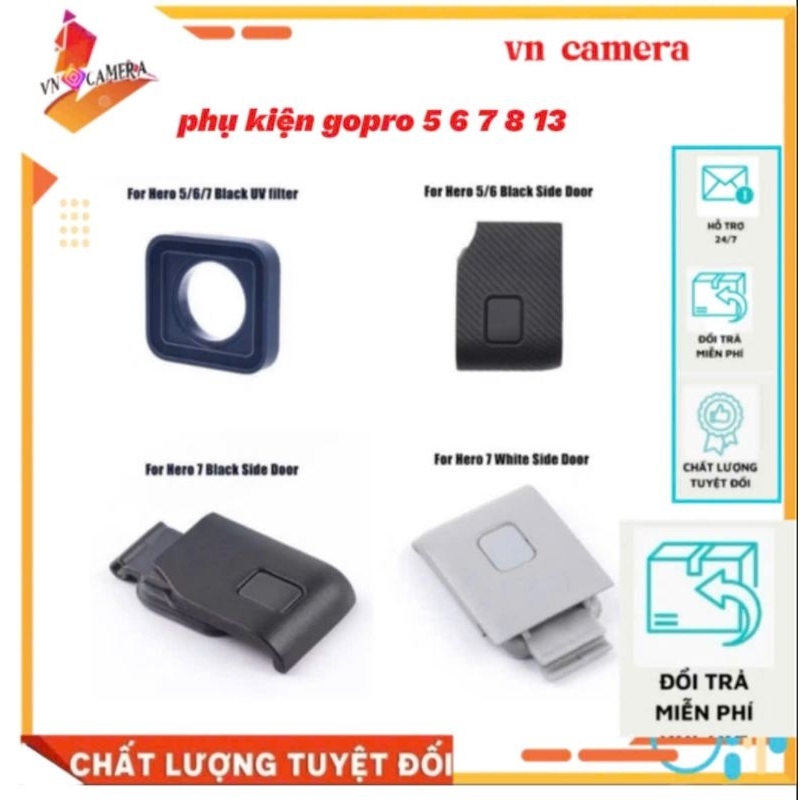 nắp đậy cổng sạc gopro 5 6 7 ,phụ kiện máy quay gopro 7 vncamera