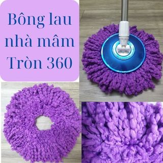 COMBO 3 bông lau nhà 360 độ thấm nước nhanh khô tiện lợi