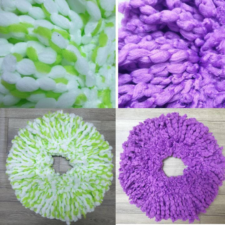COMBO 3 bông lau nhà 360 độ thấm nước nhanh khô tiện lợi