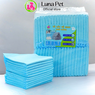 Tã giấy lót chuồng cho chó mèo siêu thấm hút LunaPet TG01- Tã lót khay chó mèo nhiều kích thước