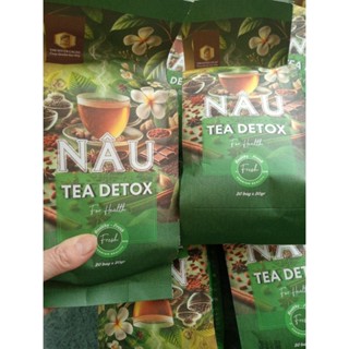  xả nghỉ bán   trà nâu TEA DETOX 12vi thảo mộc hỗ trợ thanh lọc cơ thể túi 20 bag x 20gr  