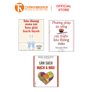 Sách - Bộ Phương pháp cải thiện lưu thông máu và Làm sạch mạch máu