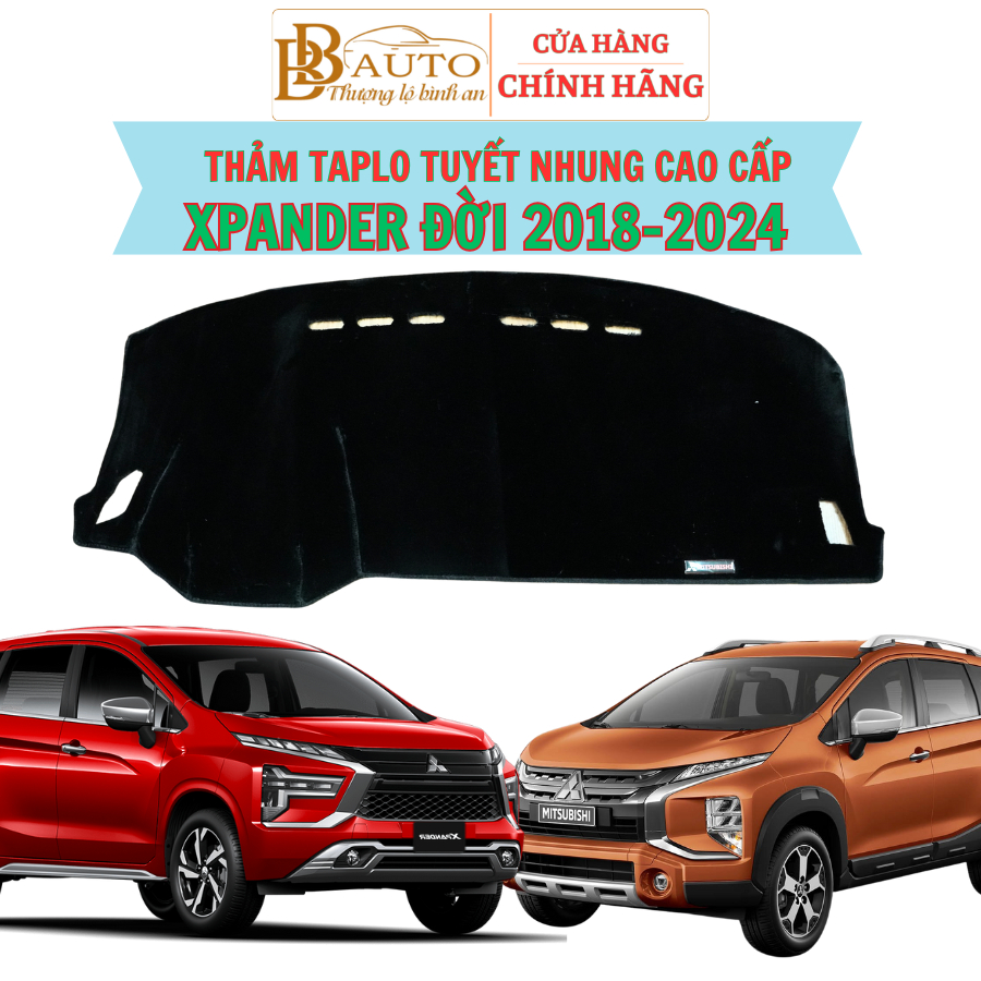 Taplo Xpander  - Thảm taplo Mitsubishi Xpander chất liệu tuyết nhung, chống nắng hiệu quả, vừa in