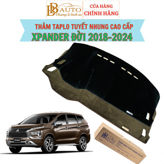 Thảm taplo Mitsubishi Xpander 2018-2021 và 22-24 chất liệu tuyết nhung, thảm mềm,mượt, đẹp, chống nắng hiệu quả, vừa in