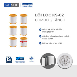 Combo lõi lọc nước Kaishii, Lọc sạch nguồn nước Ks01 và Ks02