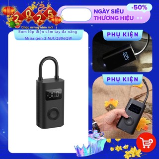  Bơm lốp điện cầm tay đa năng Xiaomi Mijia Bicycle Pump gen 2 MJCQB06QW 