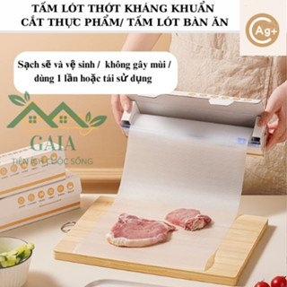 Tấm Lót Thớt Kháng Khuẩn Cắt Thực Phẩm Dùng 1 Lần An Toàn Vệ Sinh, Thảm Lót Thực Phẩm Đa Năng Tiện Lợi Mang Dã Ngoại