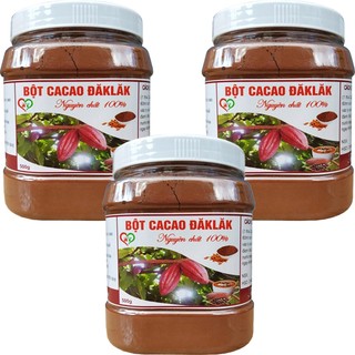 1KG BỘT CA CAO NGUYÊN CHẤT DAKLAK KHÔNG ĐƯỜNG
