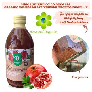 Giấm lựu hữu cơ organic ProBios 500ml không tẩy trắng và chứa giấm cái detox