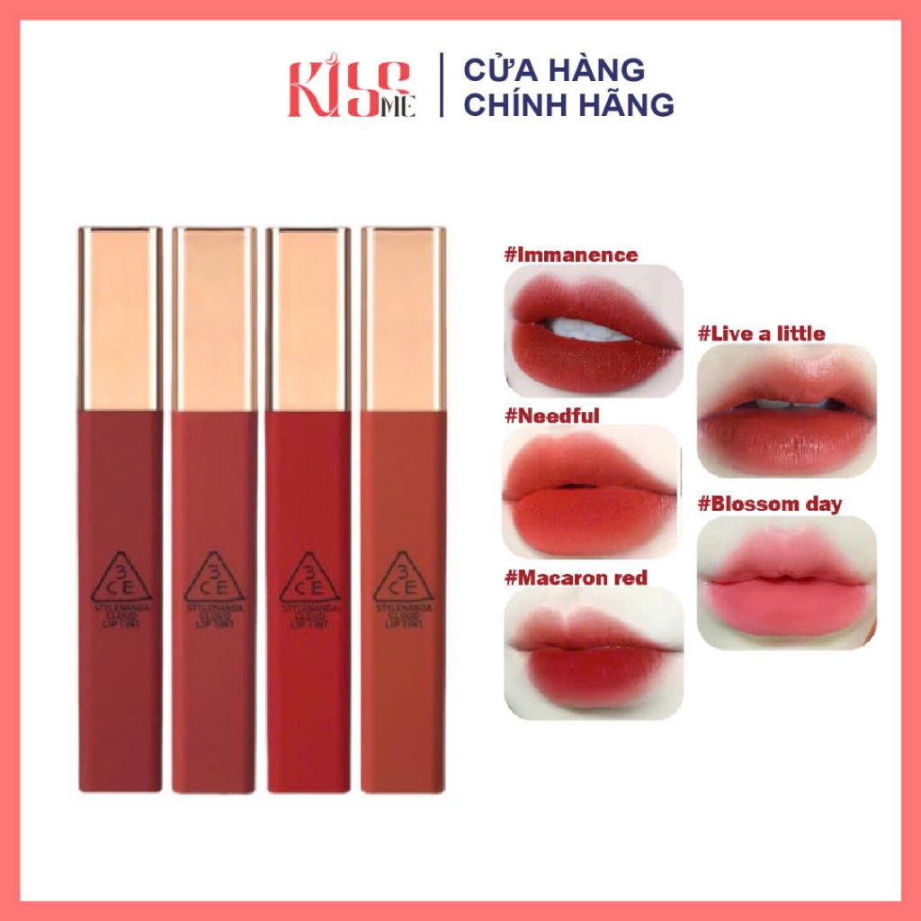 Son Kem lì 3CE Cloud Lip Tint