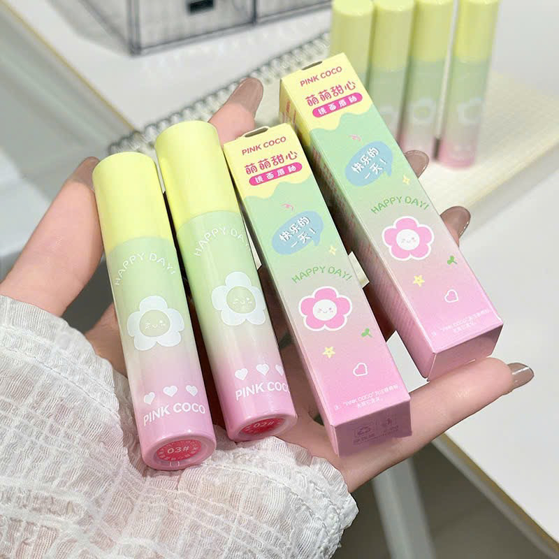 Son tint bóng PINK COCO hoa happy