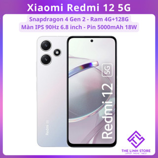 Điện thoại Xiaomi Redmi 12 5G màn IPS 90Hz - Snapdragon 4 Gen 2 Rom tiếng Việt