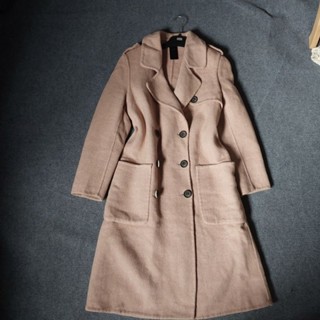 Áo khoác dạ ép 1 lớp dáng dài