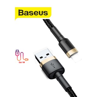 Cáp sạc nhanh bảo vệ pin, độ bền cao Baseus Cafule USB dùng cho 6/7/8/10/11/12/13/14,hỗ trợ truyền dữ liệu,dài 1m/2m/3m