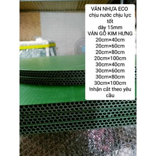    rộng 20cm ,30cm ×  dài 40cm 60cm 80cm  Tấm ván nhựa eco làm kệ giá đỡ bàn đồ nội thất 