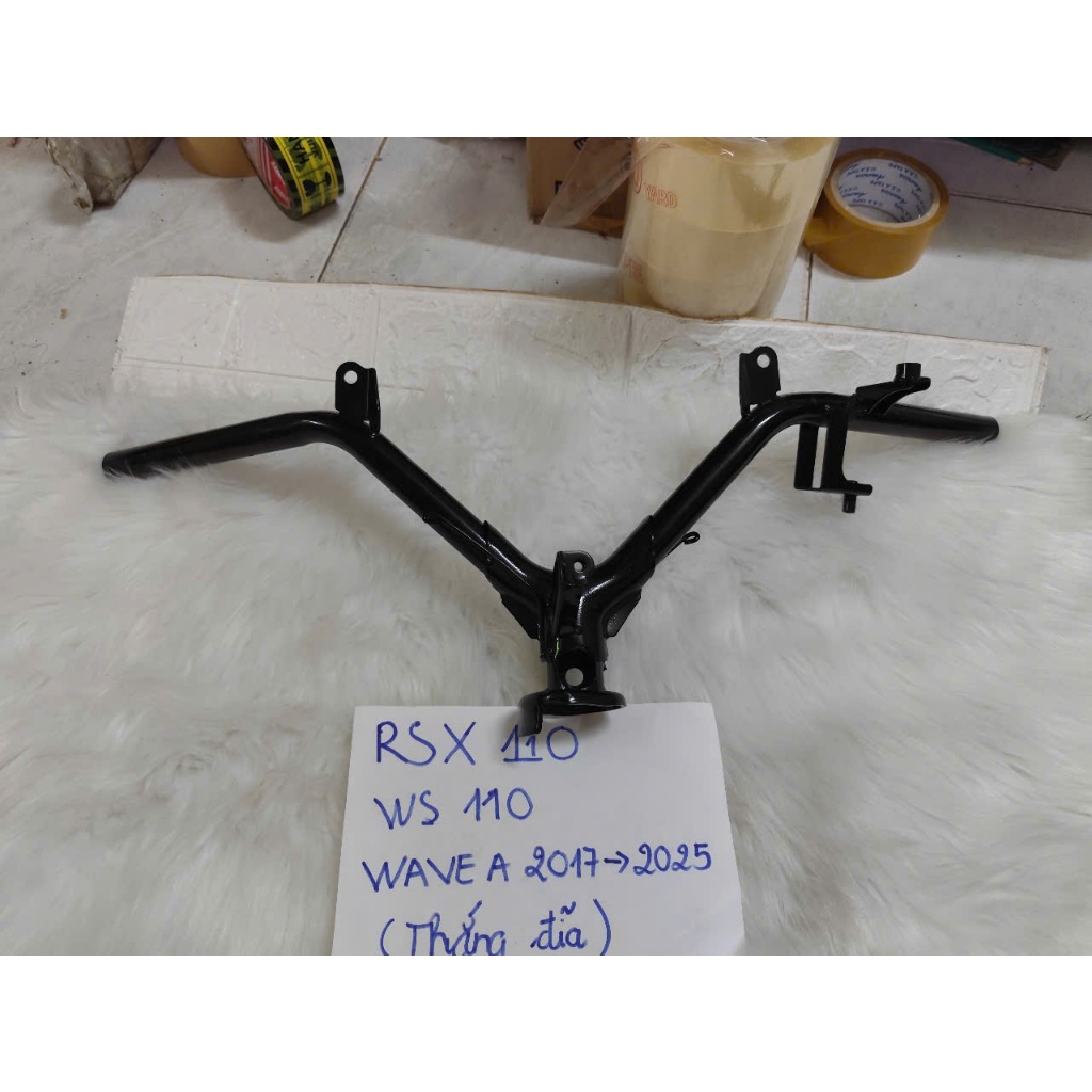 Ghi đông gắn xe Wave RSX110 2010-14, Wave S110 dùng thắng đĩa