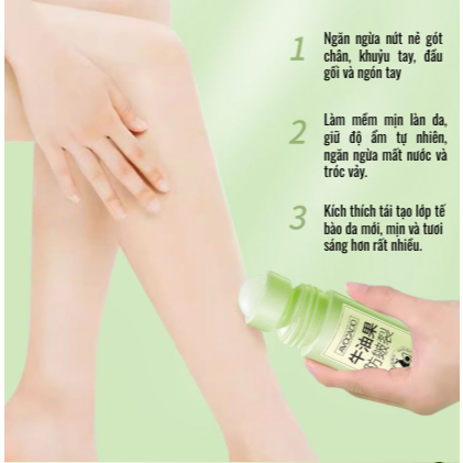 Kem chống, nứt nẻ tinh chất bơ - Kem bơ ngăn ngừa nứt nẻ gót chân, khuỷu tay, đầu gối và ngón tay dưỡng ẩm da mềm mịn