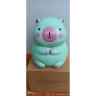 Heo đất lợn đất tiết kiệm Chuột Capybara size nhỏ - ống tiêt kiệm trang trí
