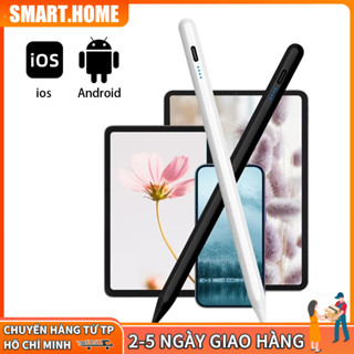【Free ship Bút cảm ứng Chống Vân Tay Hiển thị phần trăm pin cho Android iOS bút điện dung