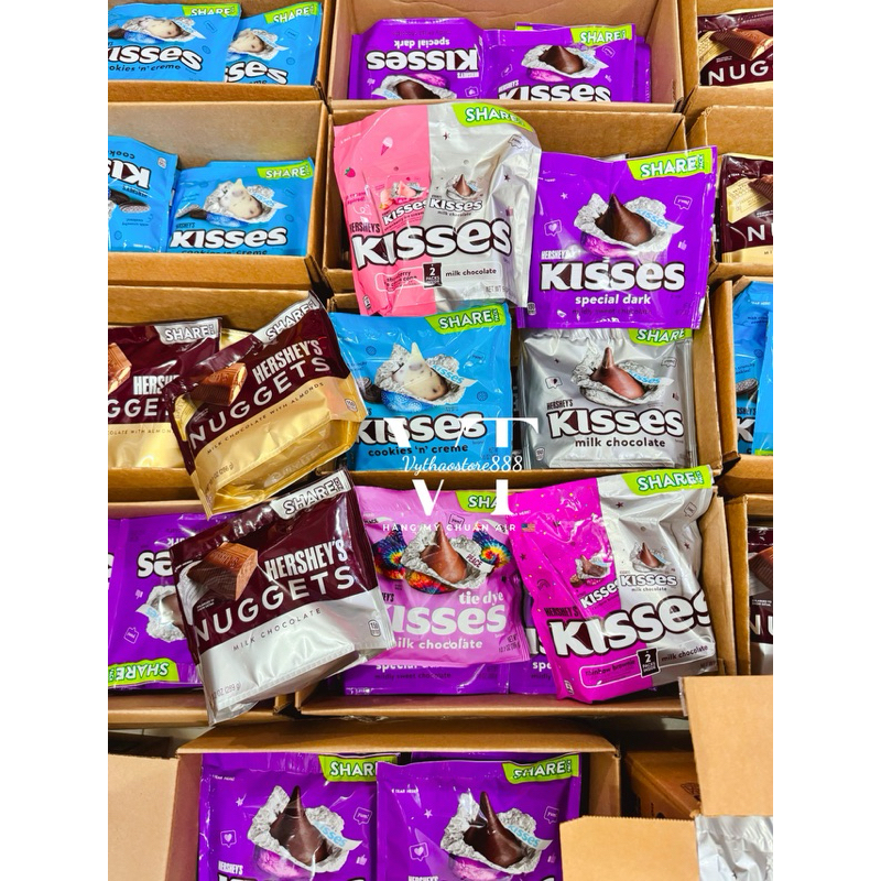 [NHIỀU LOẠI] Socola Hershey’s Kisses gói 286g