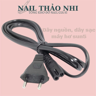  Dây Sạc Máy Hơ Gel Sun5  Dây Điện Máy Hơ Móng Tay Sun5 Dài 1,5m NAIL THAO NHI 