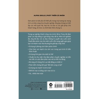 Sách - Thuật đàm phán (Negotiation) - Brian Tracy (Tái bản mới nhất) (Alpha Books)