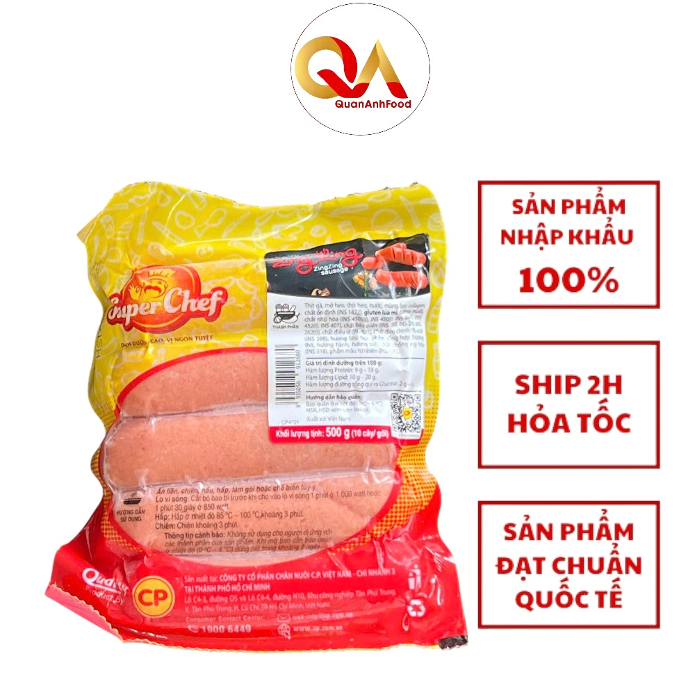 [Giao hỏa tốc HCM] - XÚC XÍCH ZING ZING