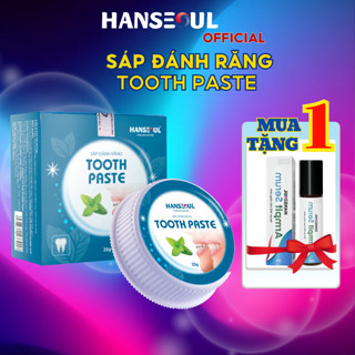 Kem đánh răng dạng sáp Tooth Paste HANSEOUL thành phần thiên nhiên làm sạch và làm trắng răng, giảm hôi miệng