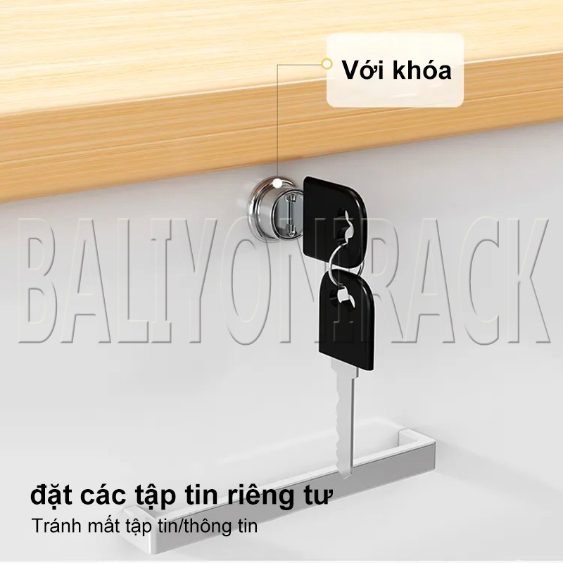 Bali Tủ Hồ Sơ Văn Phòng Đa Năng Tủ Hộc Ngăn Kéo Gỗ Có Bánh Xe Di 3 Ngăn 1 Ngăn Khóa Phong Cách Hiện Đại | BigBuy360 - bigbuy360.vn