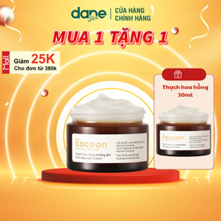 Thạch hoa hồng Cocoon 30ml - Kem dưỡng ẩm Cocoon Cấp ẩm sâu, mịn màng, căng bóng suốt 24 giờ