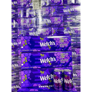 🥤🍇🍍🍊🍎🍒 THÙNG 12 LON NƯỚC NGỌT HƯƠNG TRÁI CÂY CÓ GA CỦA MỸ WELCH’S HƯƠNG NHO - DỨA - CAM - TRÁI CÂY MIX 355ML x 12 4.4KG