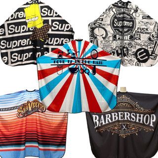 Áo choàng cắt tóc chuyên nghiệp size 1m4 x 1m6 cho tiệm tóc salon barber shop mẫu tên tổng hợp
