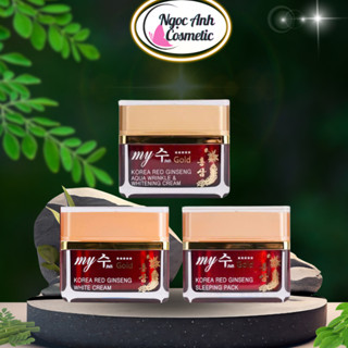 Kem dưỡng trắng Hồng sâm Hàn Quốc 50g/Sữa rửa mặt Hồng sâm My Gold